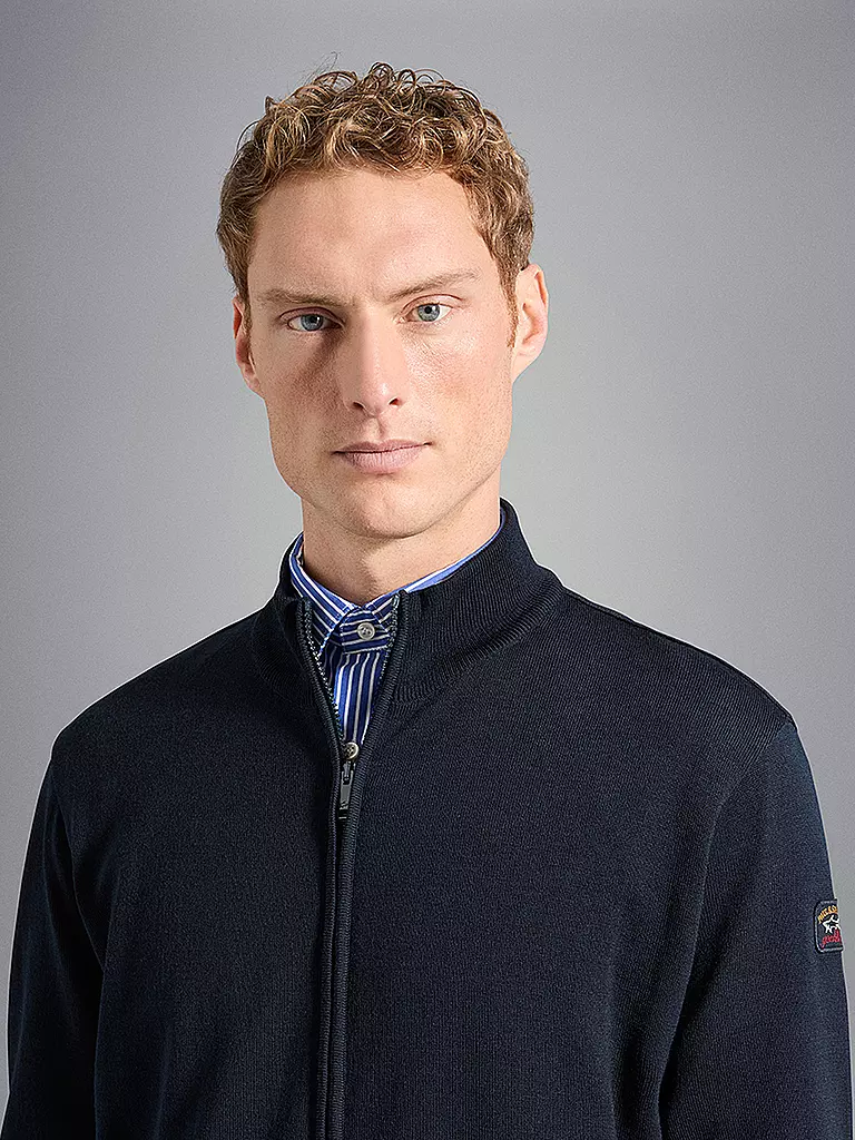 PAUL & SHARK Strickjacke blau