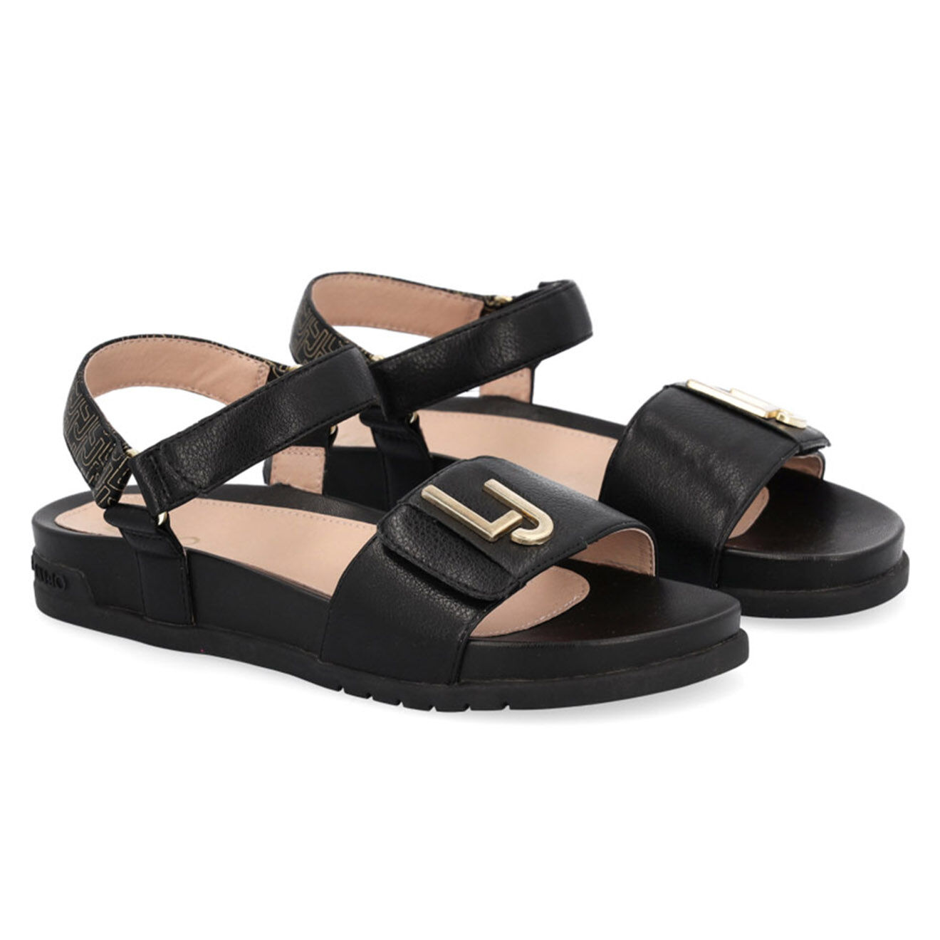 Liu-Jo Sandales en Cuir Clara noires