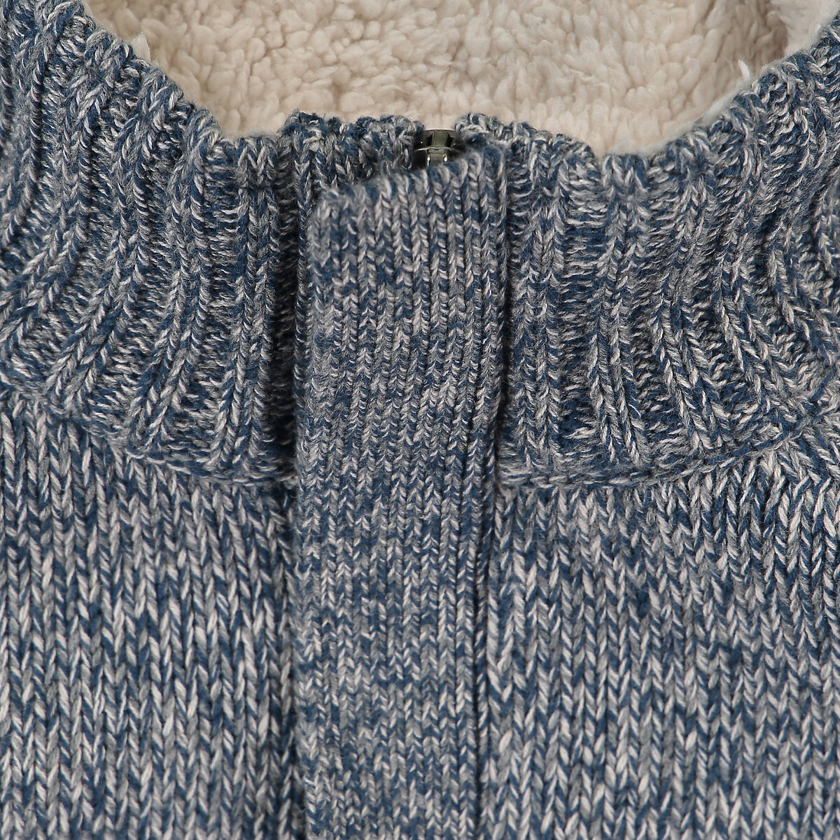COLEÇÕES LA REDOUTE<br>Suéter em tricô grosso com gola alta