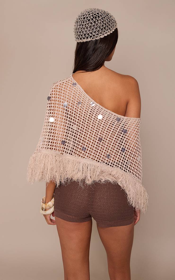 Chocolat Short Hot Pants Au Crochet