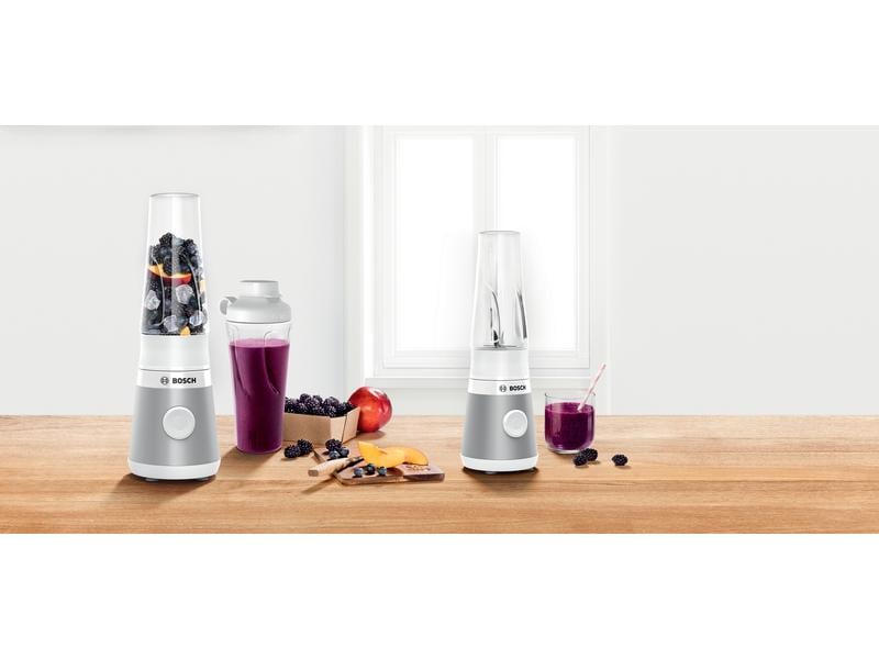 Bosch Standmixer VitaPower MMB2111T Silber/Weiss Kompakter und leistungsstarker Mini-Mixer
