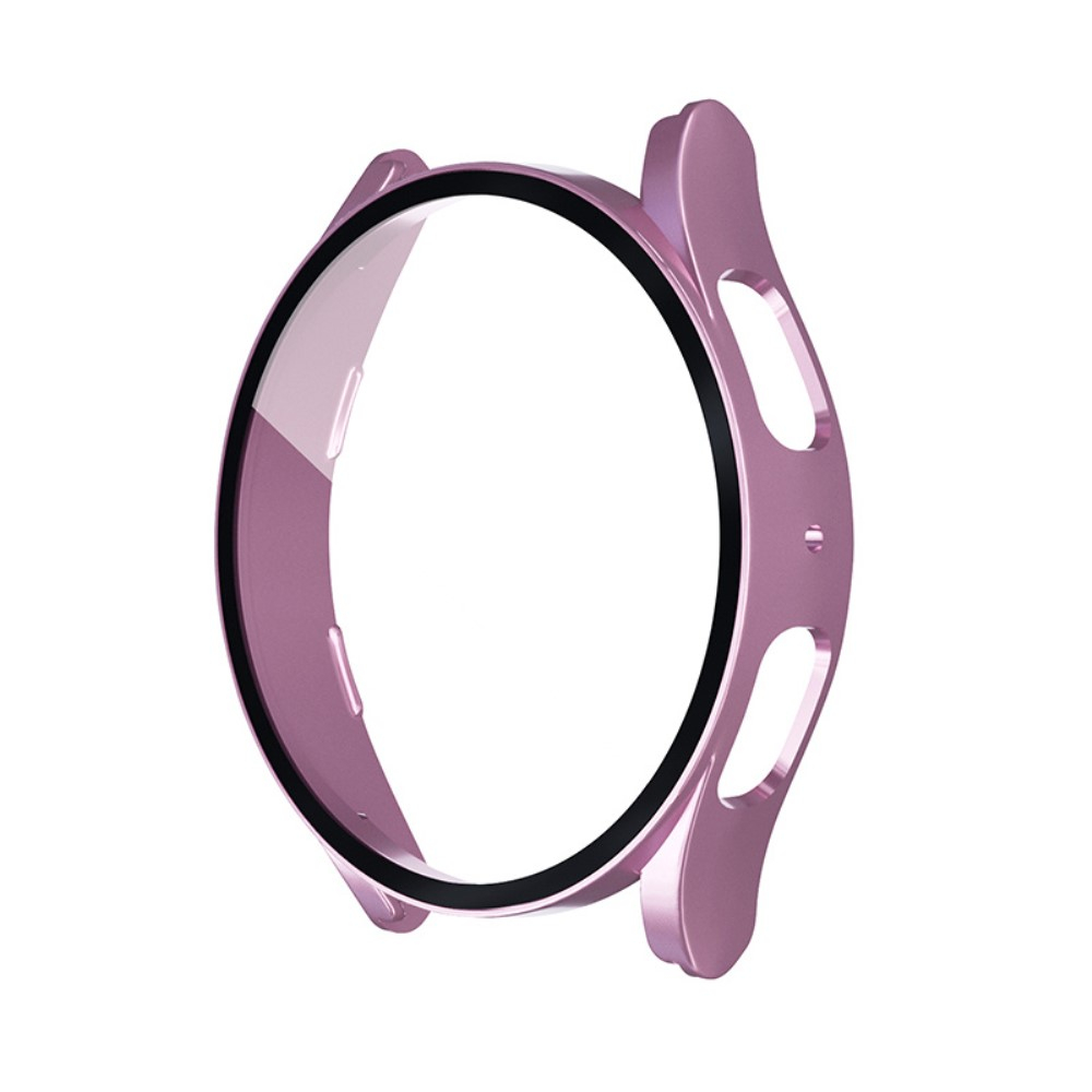 Samsung Galaxy Watch 5 / 4 (44 mm) Hardcase Bumper   Display Schutzglas - Roségold