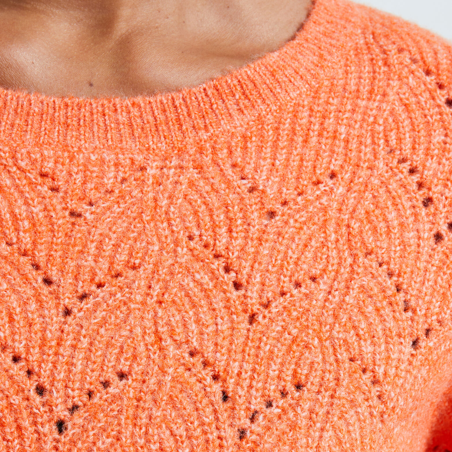 Pull maille fantaisie femme