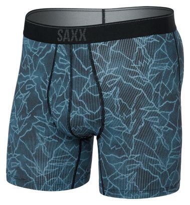 Boxer Saxx Quest Quick Dry Mesh Noir/Bleu