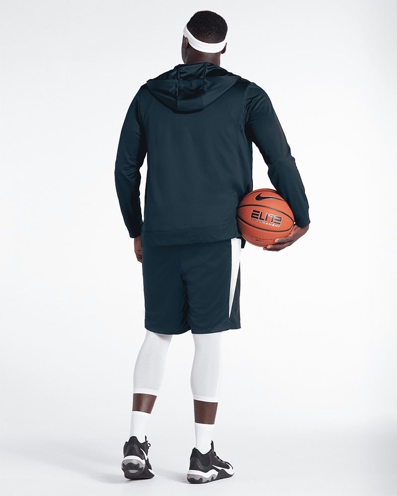Veste à capuche de basket Nike Team Bleu Marine pour homme