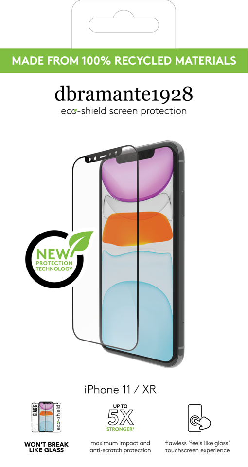 Dbramante1928 - eco-shield - iPhone 11/XR, Black edge