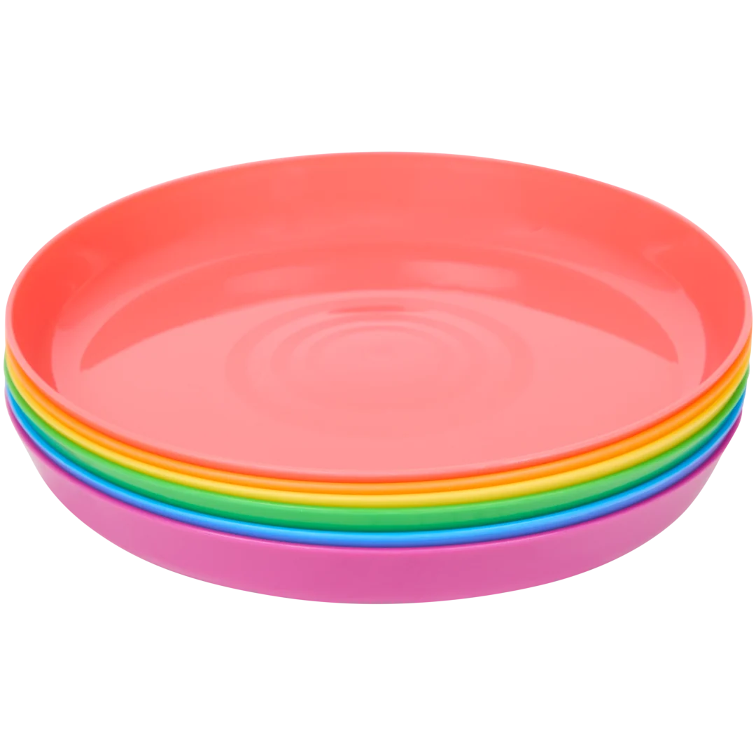 Assiettes en plastique