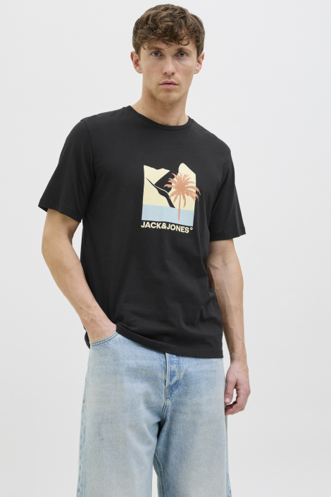 Jack & Jones zwarte heren t-shirt
