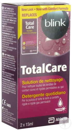 Blink Total Care Solution De Nettoyage Lentilles 2x15ml