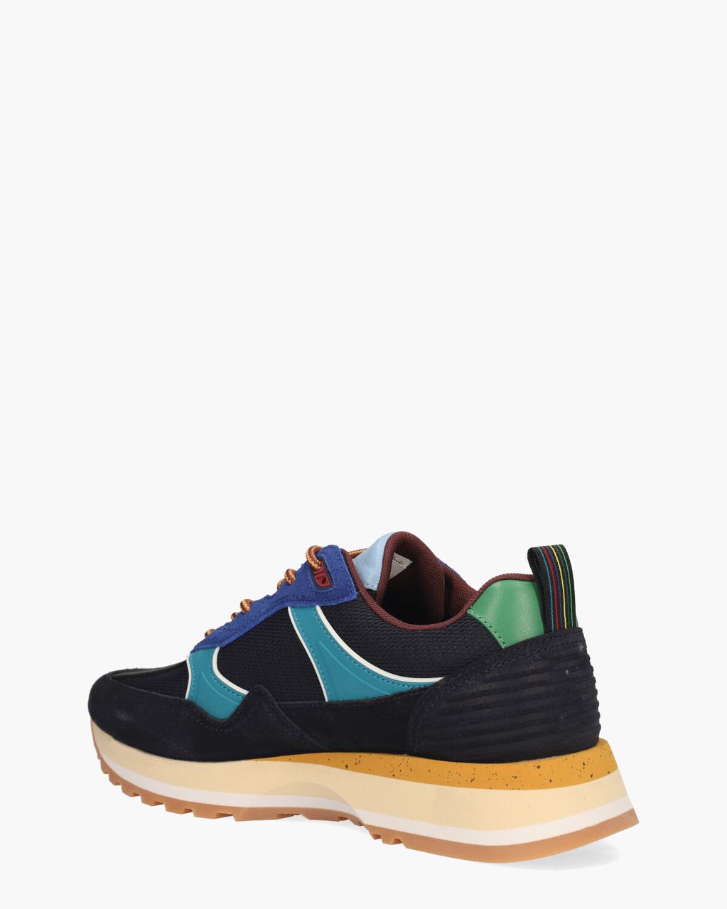Paul Smith Banks Donkerblauw/Multicolor Herensneakers