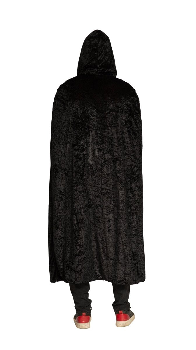 Halloween Cape Zwart Rood Deluxe