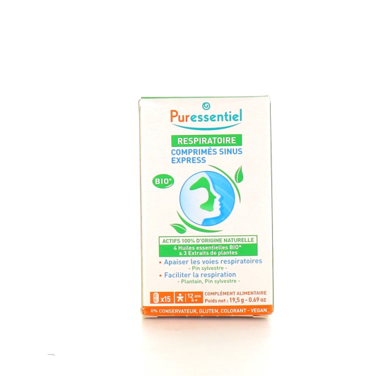 Puressentiel Sinus Express comprimés - Confort respiratoire