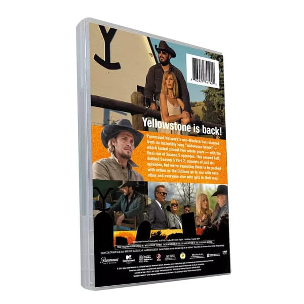 YELLOWSTONE season/series 5 part 2 DVD new sealed box set Brand New