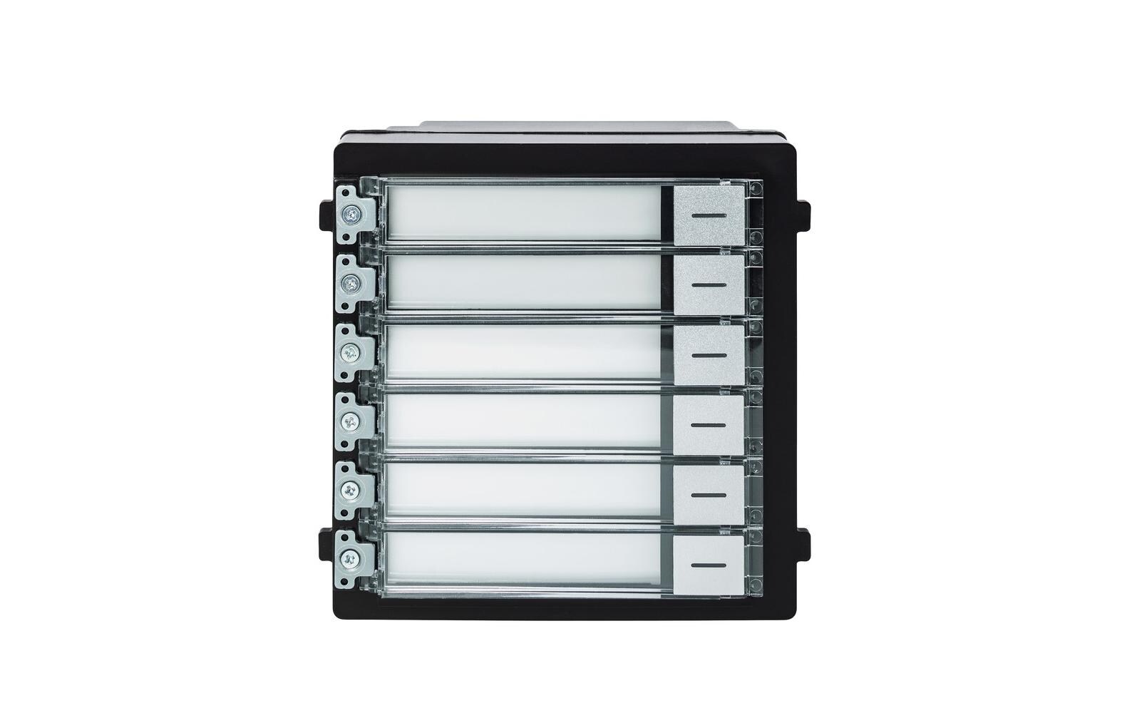 TVHS20020 6 Klingeltasten<br>ModuVis Sprechstelle um 6 Klingeltasten erweitern