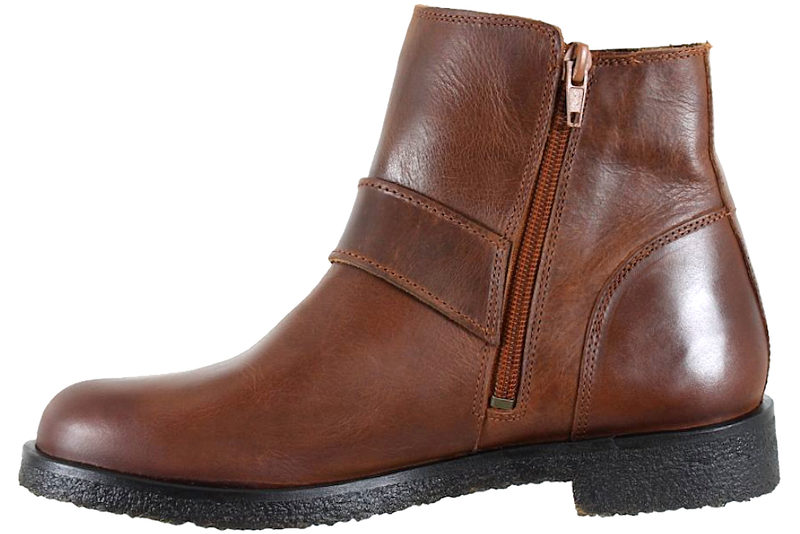 CASHOTT CASFREJA LOW BIKER BOOT COGNAC