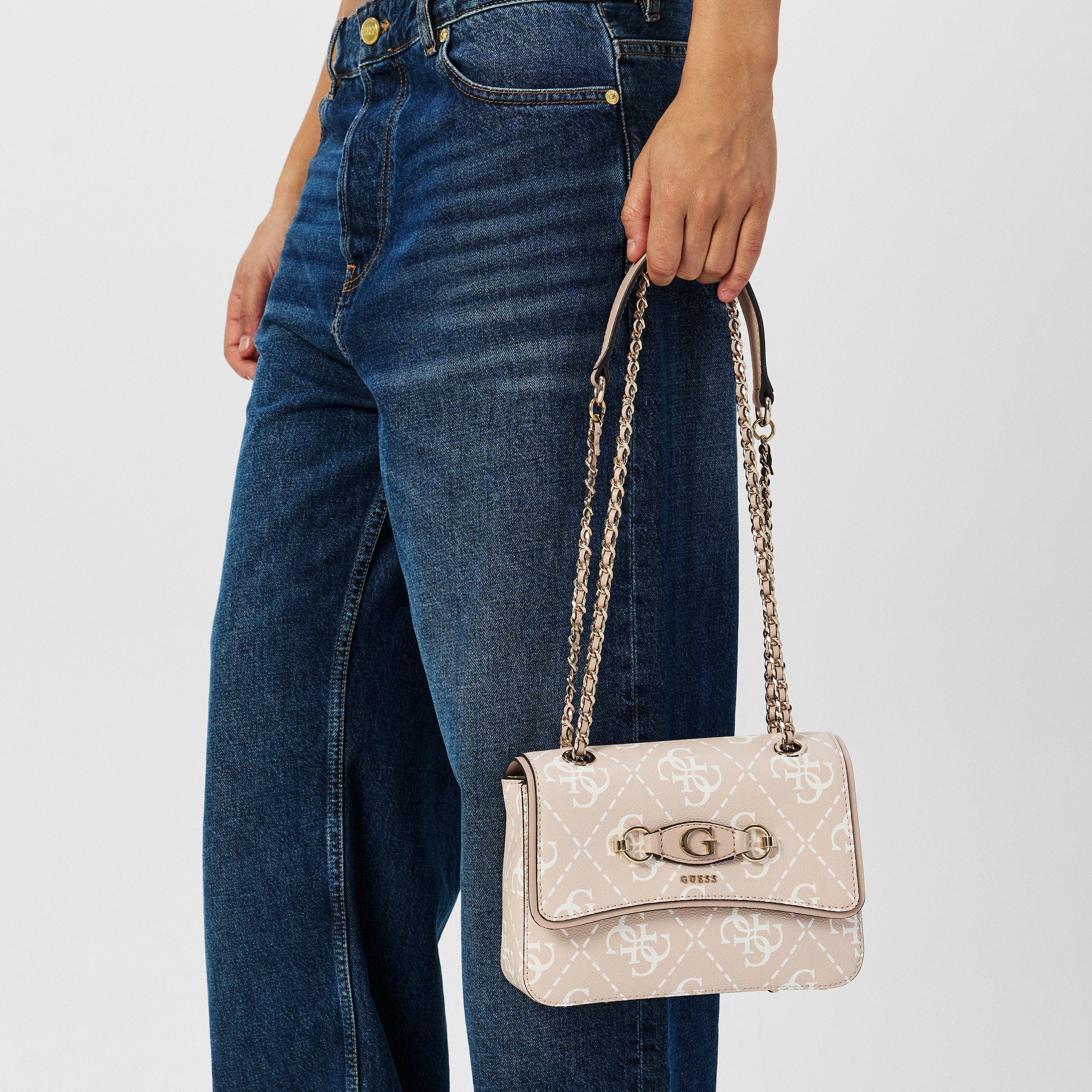 Guess Izzy 4g Logo Mini Crossbody Bag