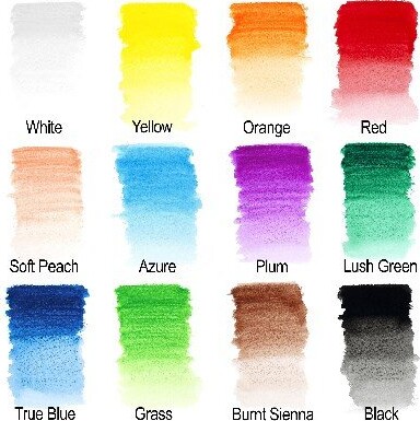 Winsor & Newton - Akvarel Farveblyanter Sæt - Studio Collection - 12 Farver