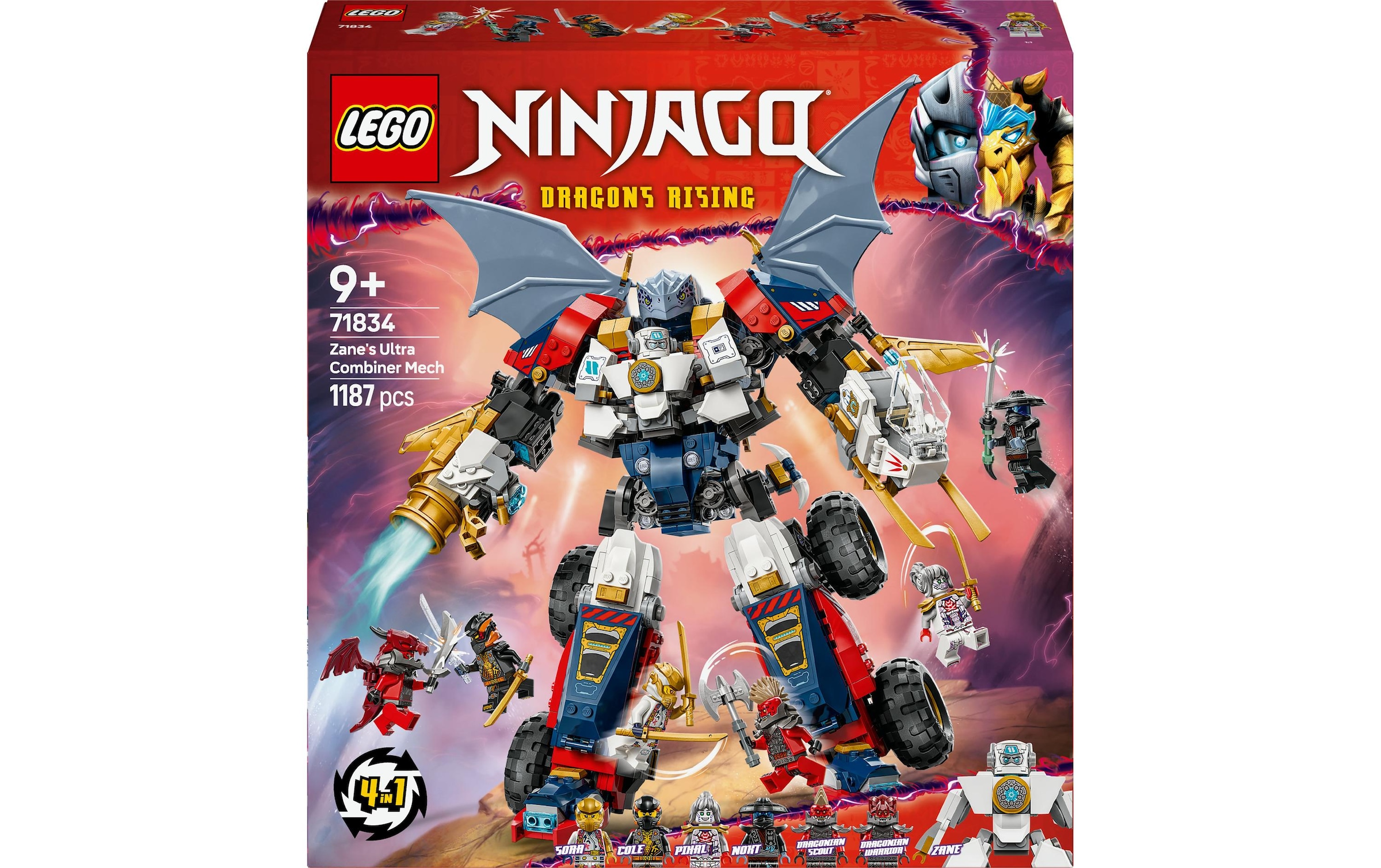 LEGO® Spielbausteine »Ninjago Zanes Ultra-Kombi-Mech 71834«
