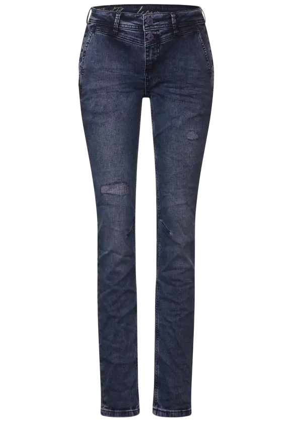 Casual Fit Jeans - indigo lilac overdyed