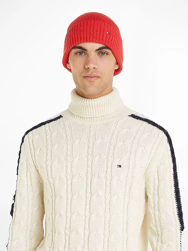 TOMMY HILFIGER Mütze - Haube rot