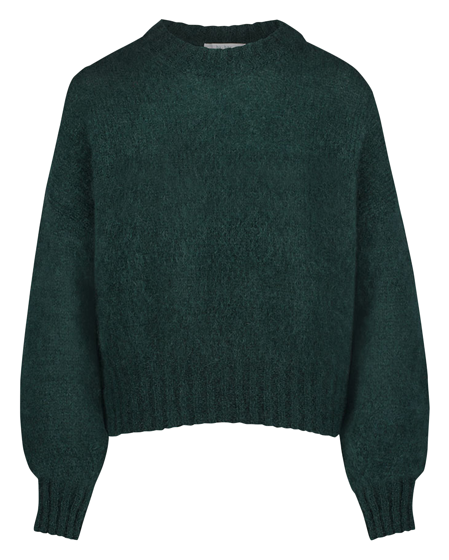 SONNY - Pull col rond en laine mélangée | Vert