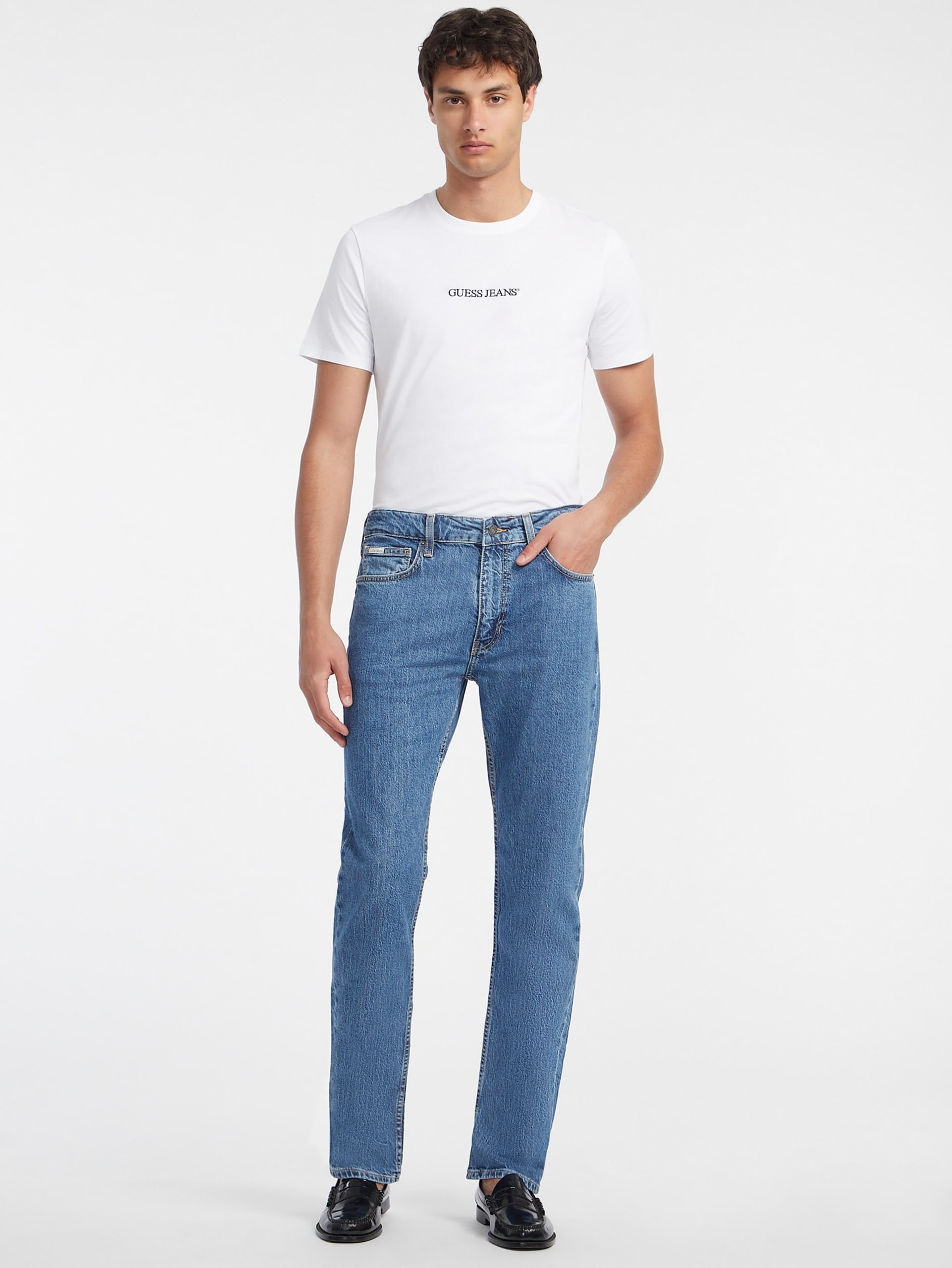 Calça jeans G16 de perna reta