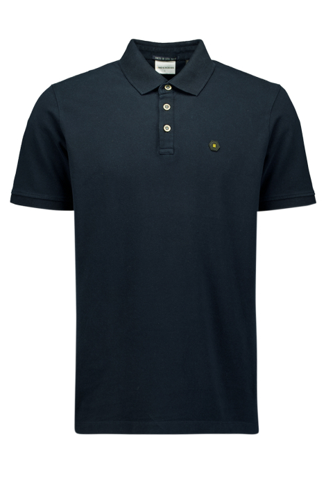 NO-EXCESS blauwe heren polo