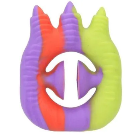 Depesche Dino World Fidget Paw, 1 Stück, 6-fach sortiert