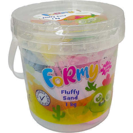Formy Fluffy sand spand med forme