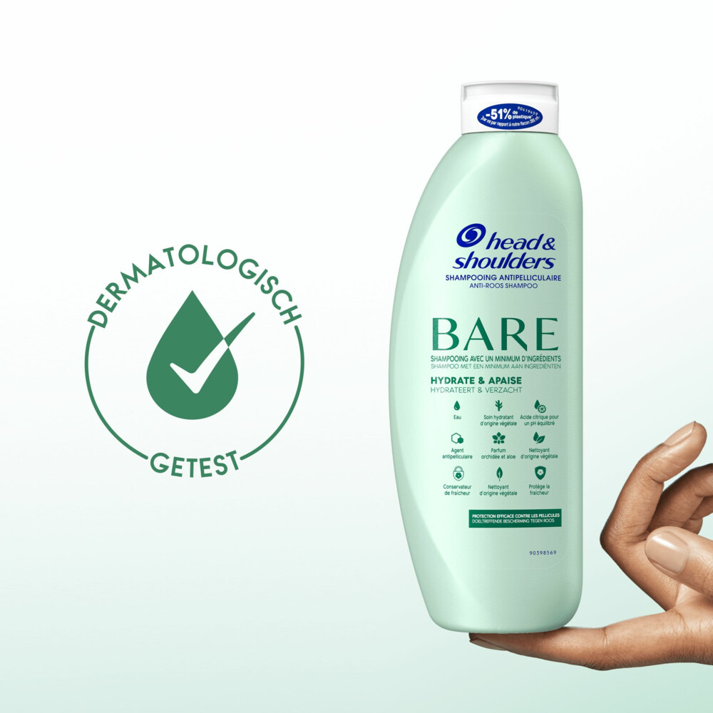 Head & Shoulders Shampoo Bare Hydrateert & Verzacht400 ml