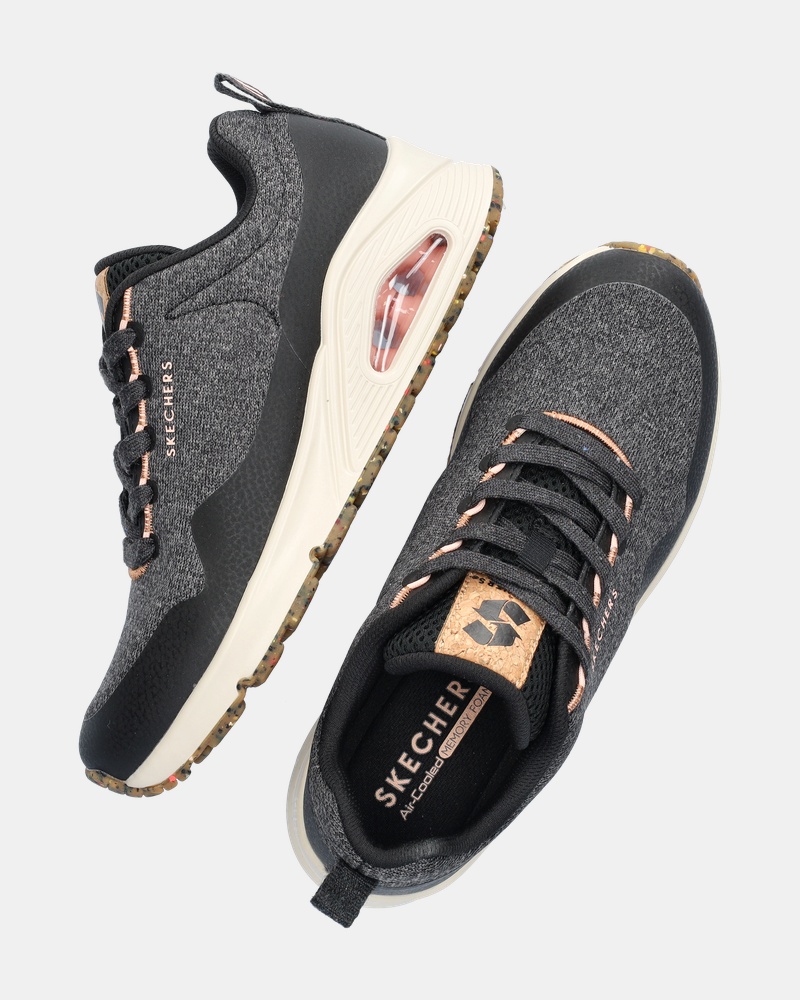 Skechers Uno Lage sneakers  - zwart