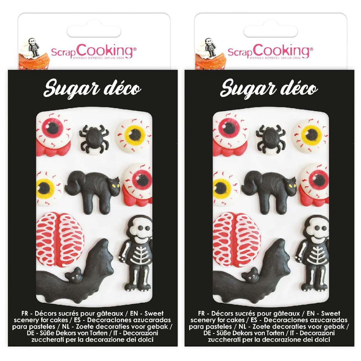 18 décors sucrés Horreur Halloween Scrapcooking