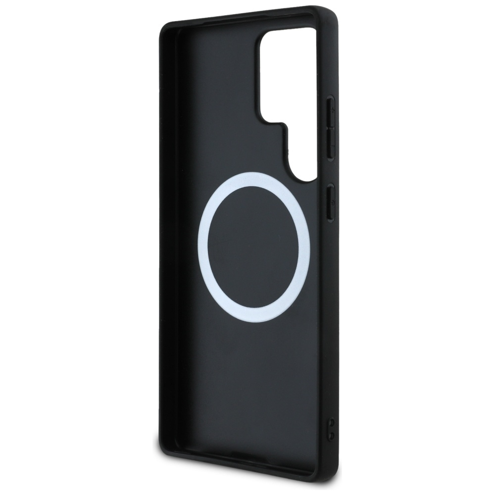 Samsung Galaxy S25 Ultra Hardcase Hülle Carbon MagSafe-Modul (BMHMS25L24PUCILK) - Schwarz