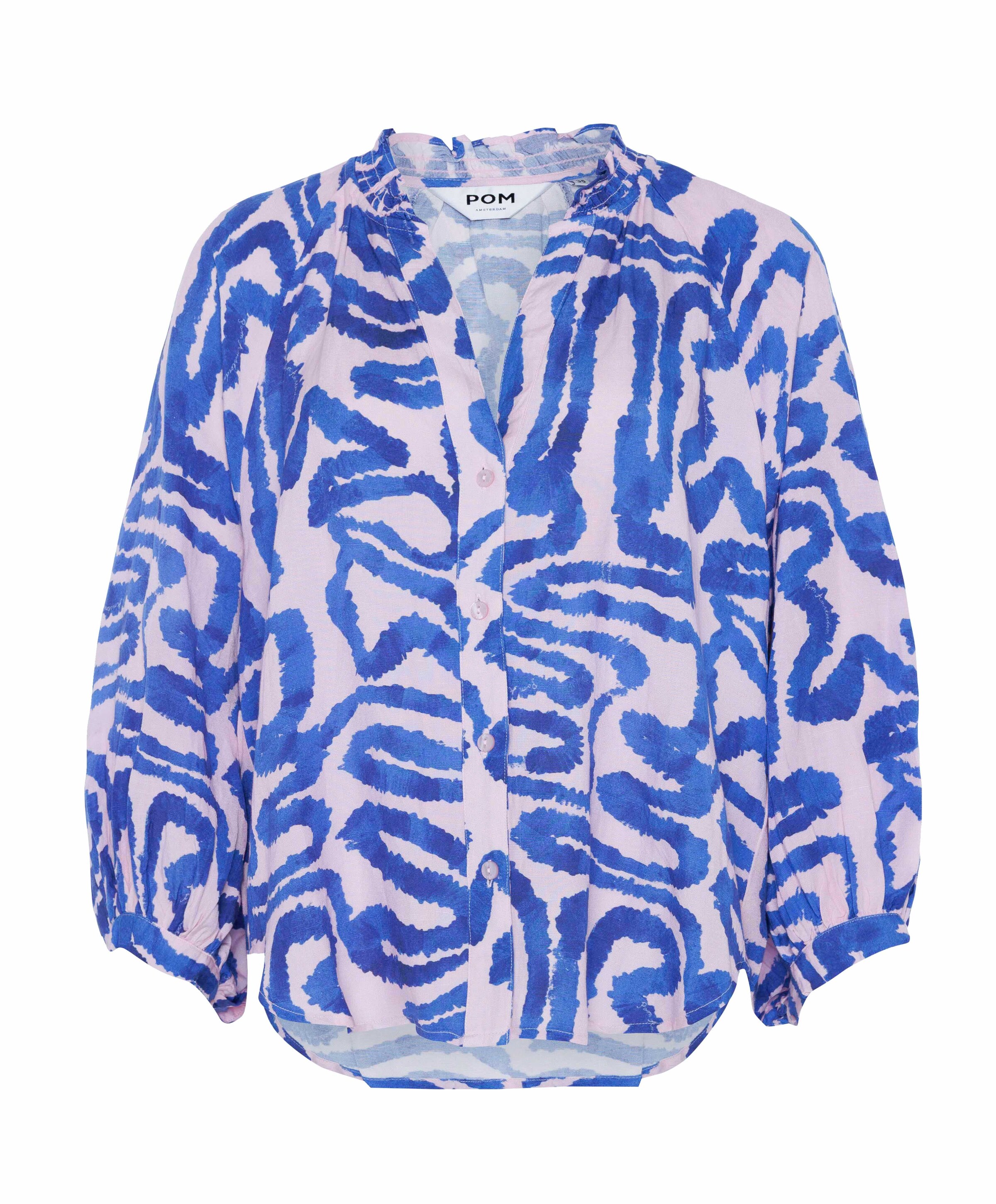 Pom Amsterdam Dames blouse multicolor