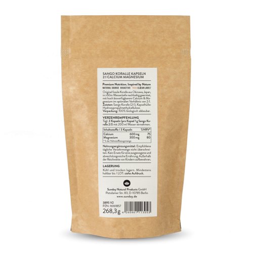 Sunday Natural Products  Sango Koralle Kapseln
