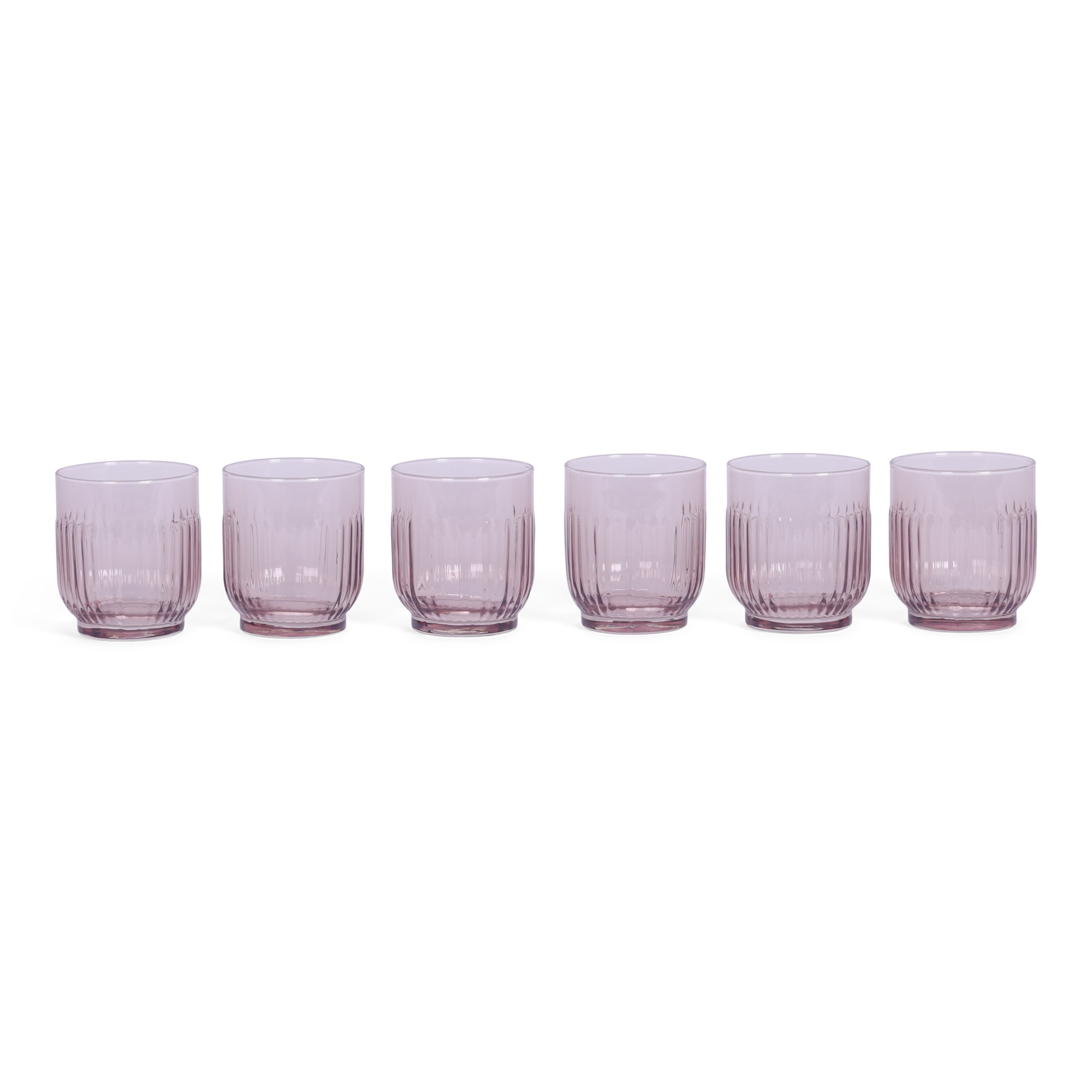 Glas Caro pink 330 cc  - set van 6