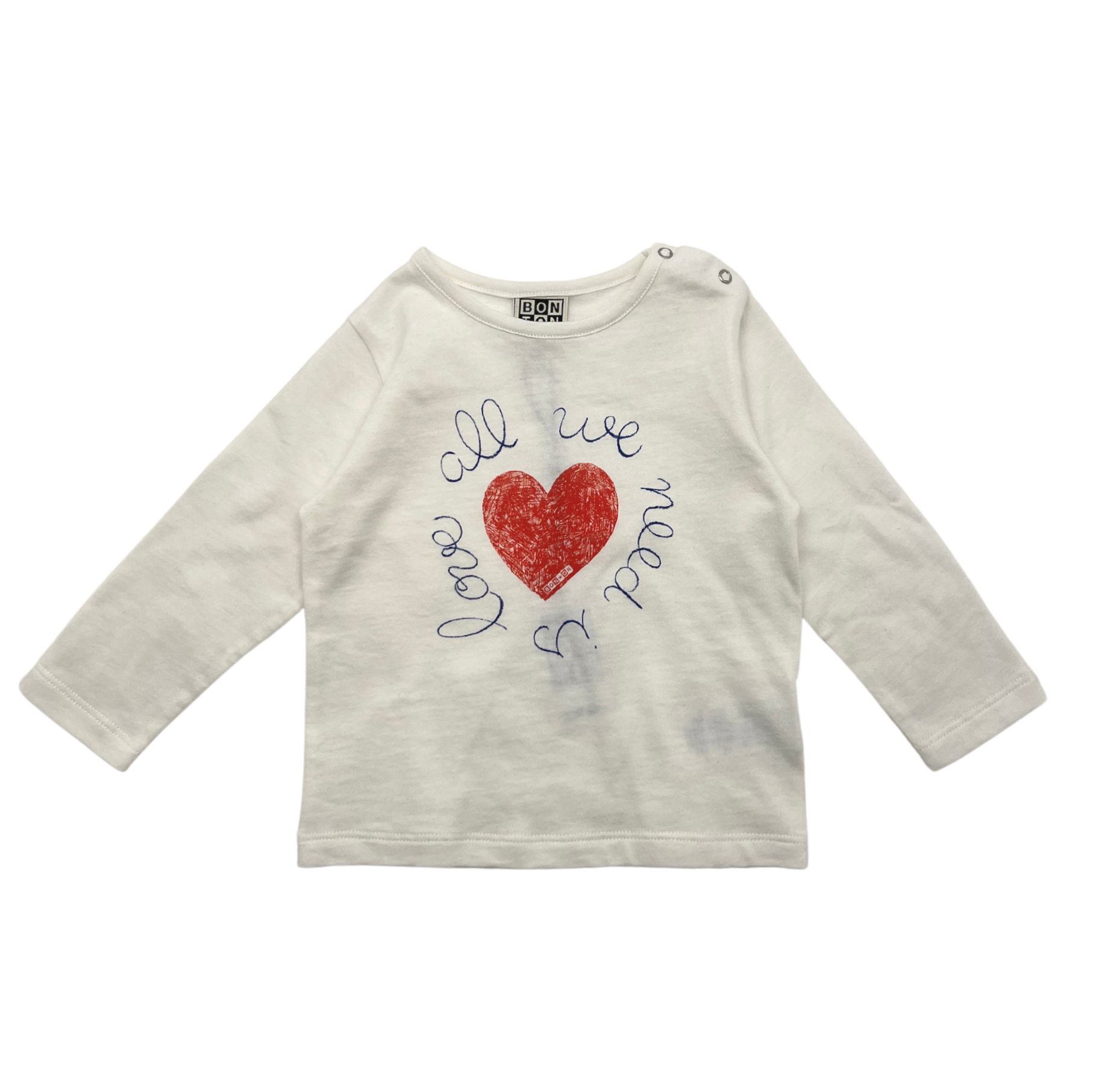 T-shirt bébé blanc - 6 mois | Blanc