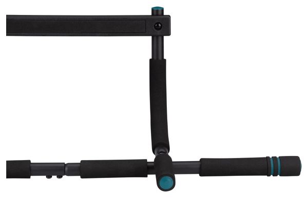 Avento Barre de fitness de porte Acier