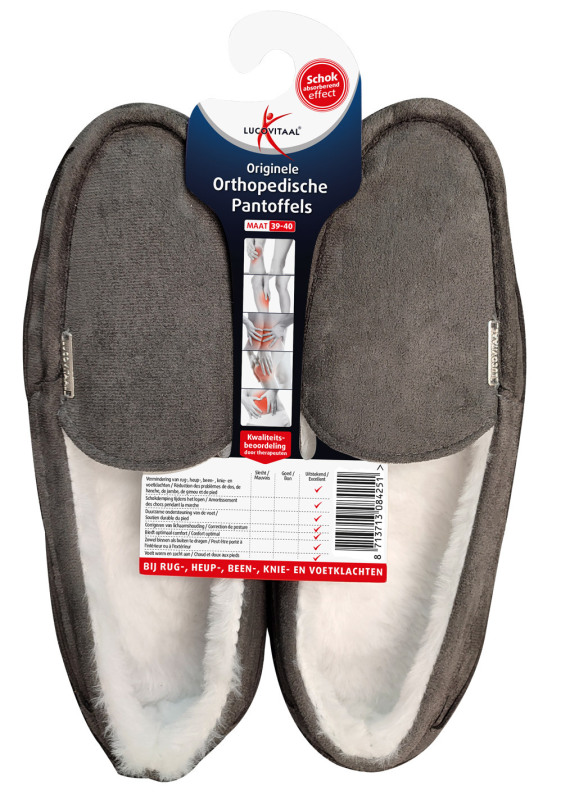 Lucovitaal Pantoffel Orthopedisch 39-40 Hanger1 Paar