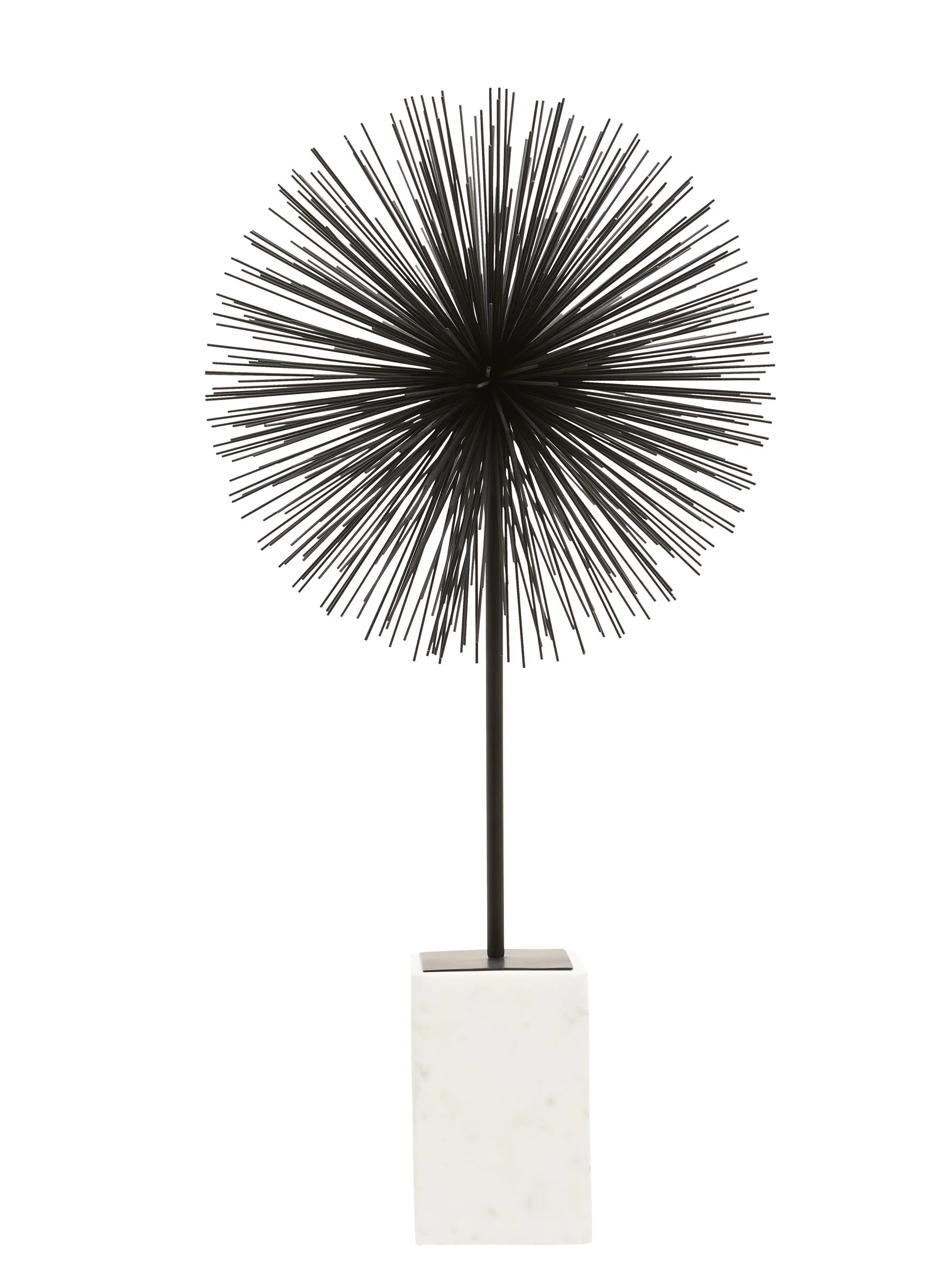 Fifty Five South Mirano Starburst Sculpture with Marble Ornaments Base