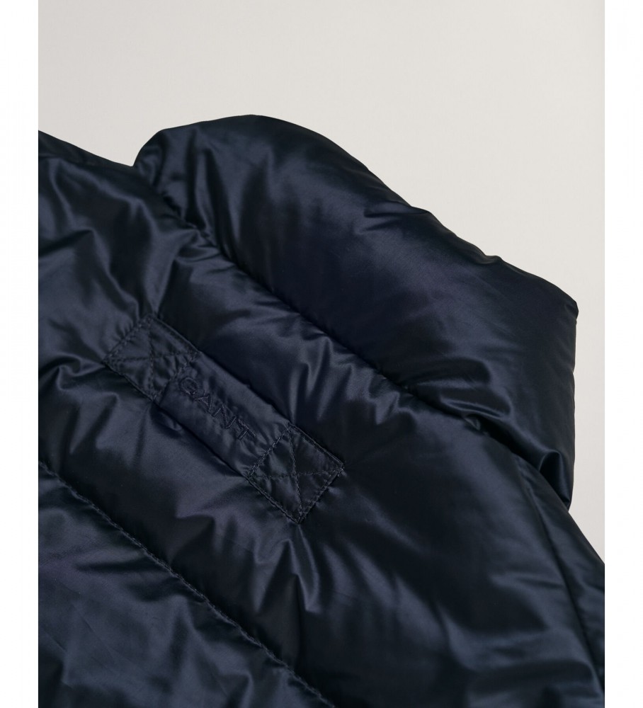 Jaqueta de plumas leve Gant, azul marinho.