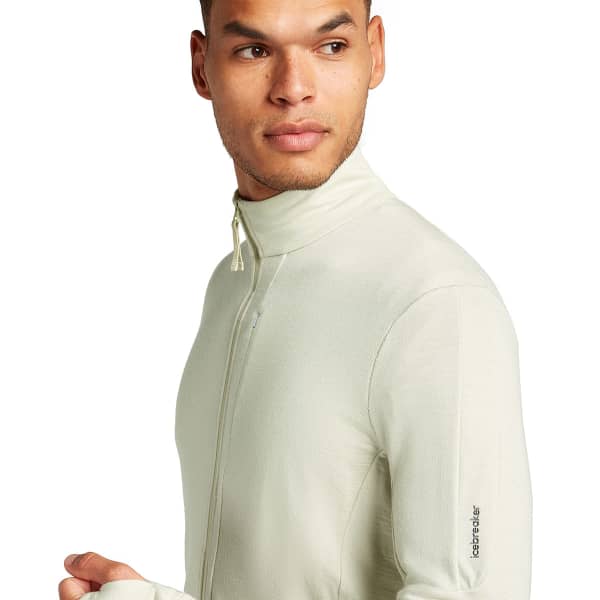Veste polaire randonnée ICEBREAKER M MERINO 260 QUANTUM IV LS ZIP ASHEN