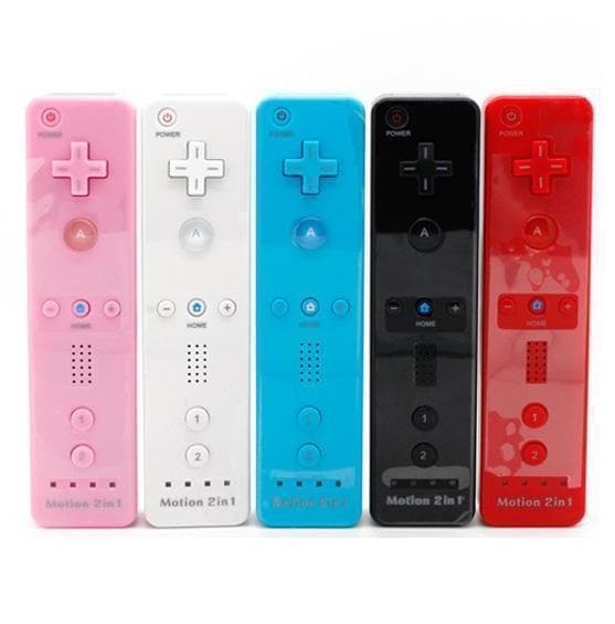 Kompatibel med Wii & Wii U Controller Set Motion Plus Bulk Blue