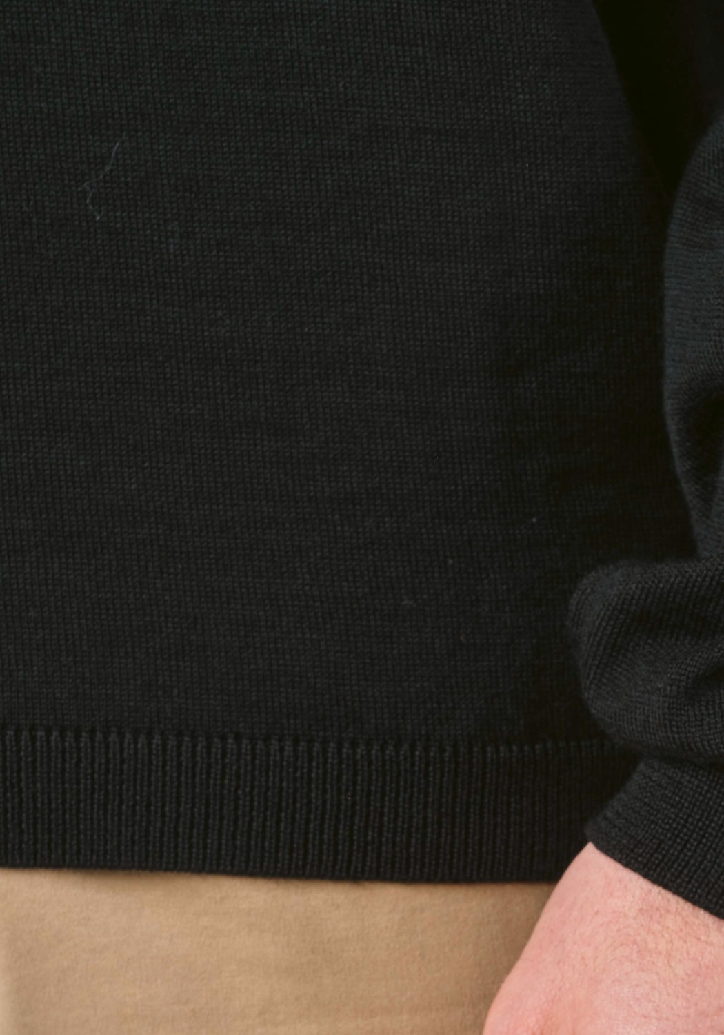 Klitmøller Collective Strickpullover Mens Basic Merino Black