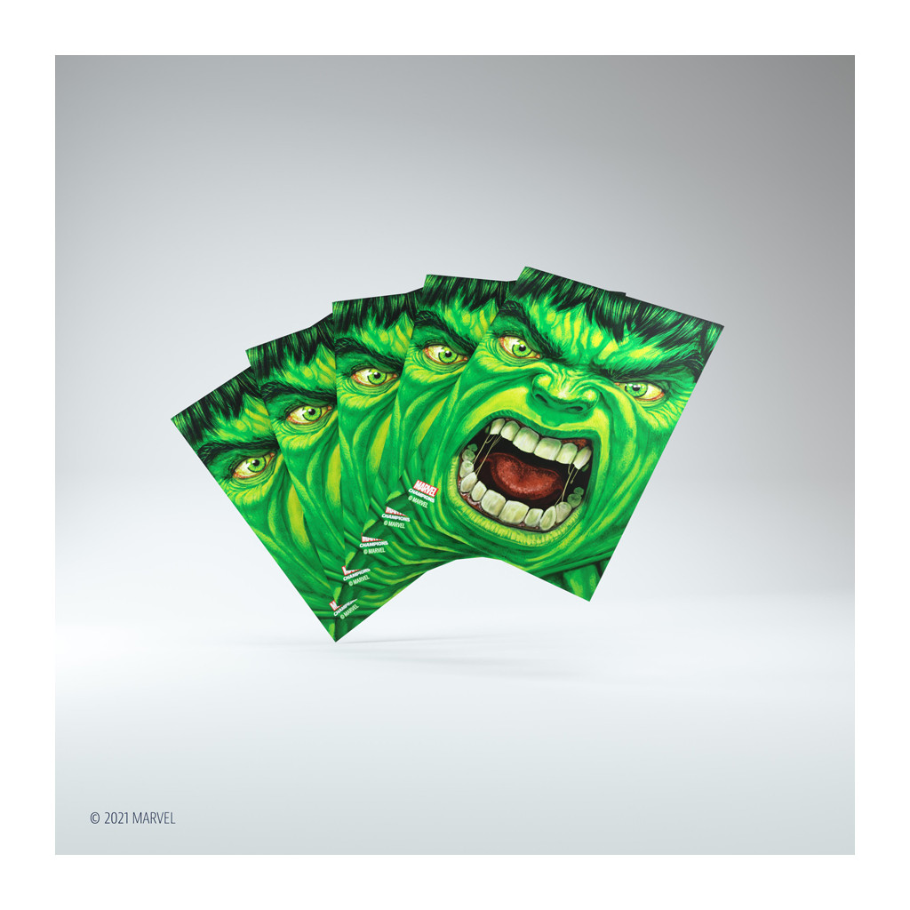 Gamegenic - Marvel Champions Art Sleeves - Hulk