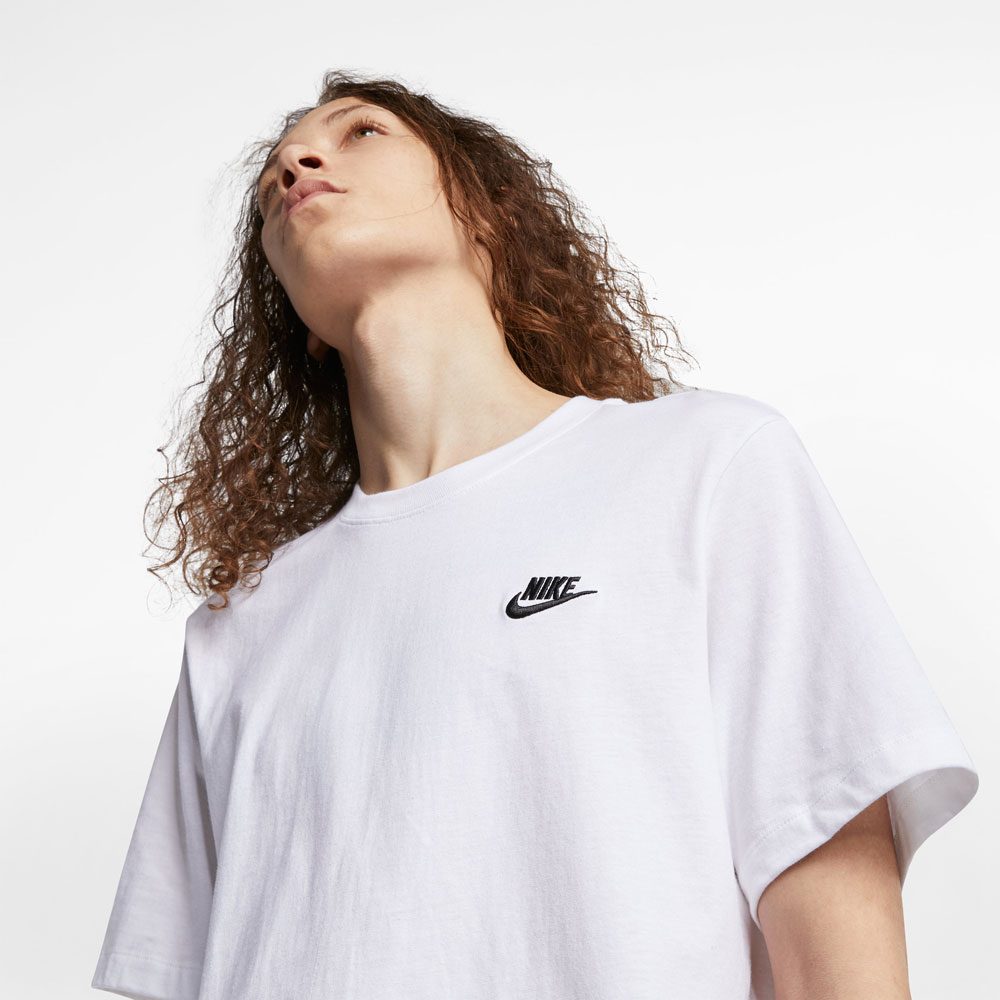 Nike Sportswear Club T-Shirt Herren weiß