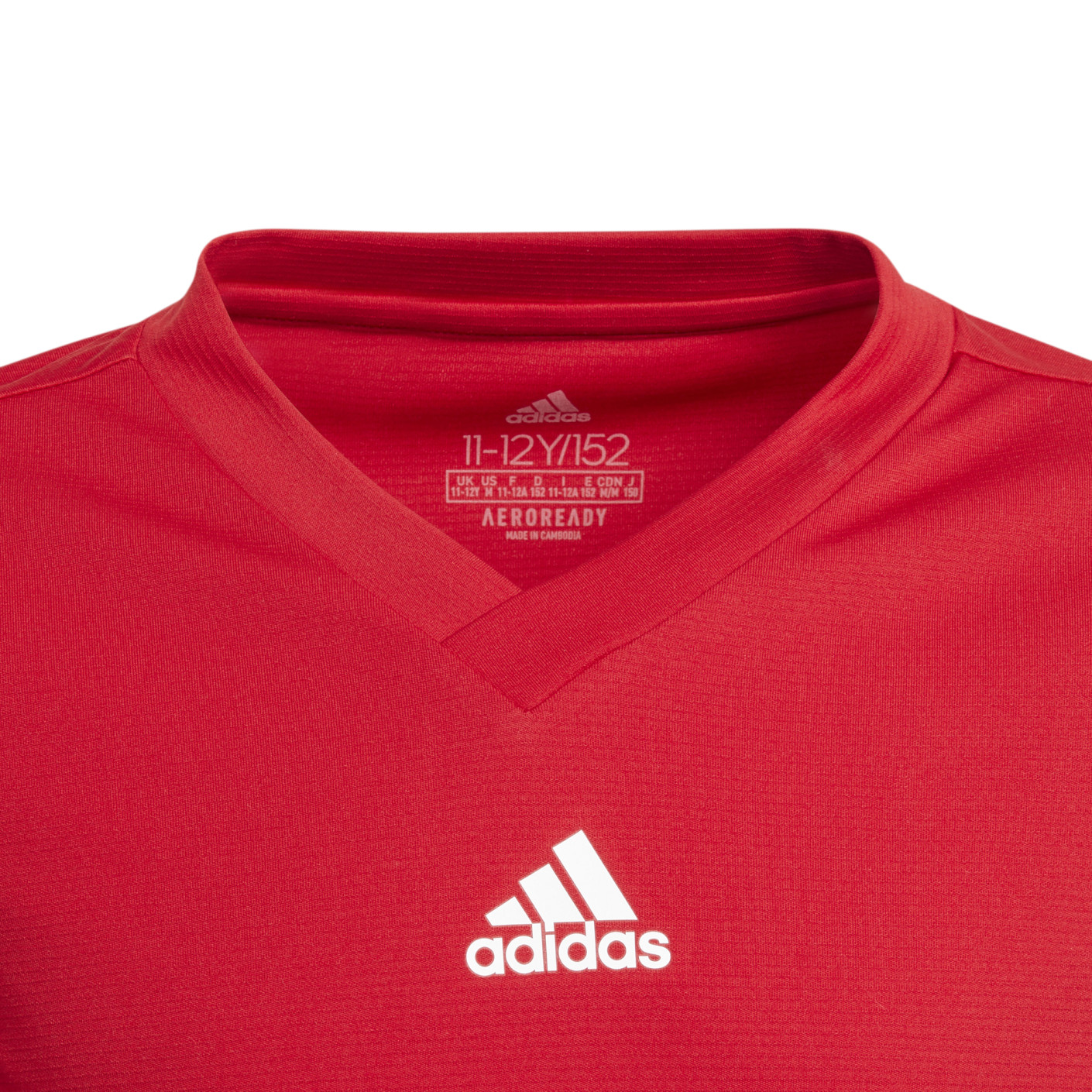 Adidas Team Ondershirt Lange Mouwen Kids Rood