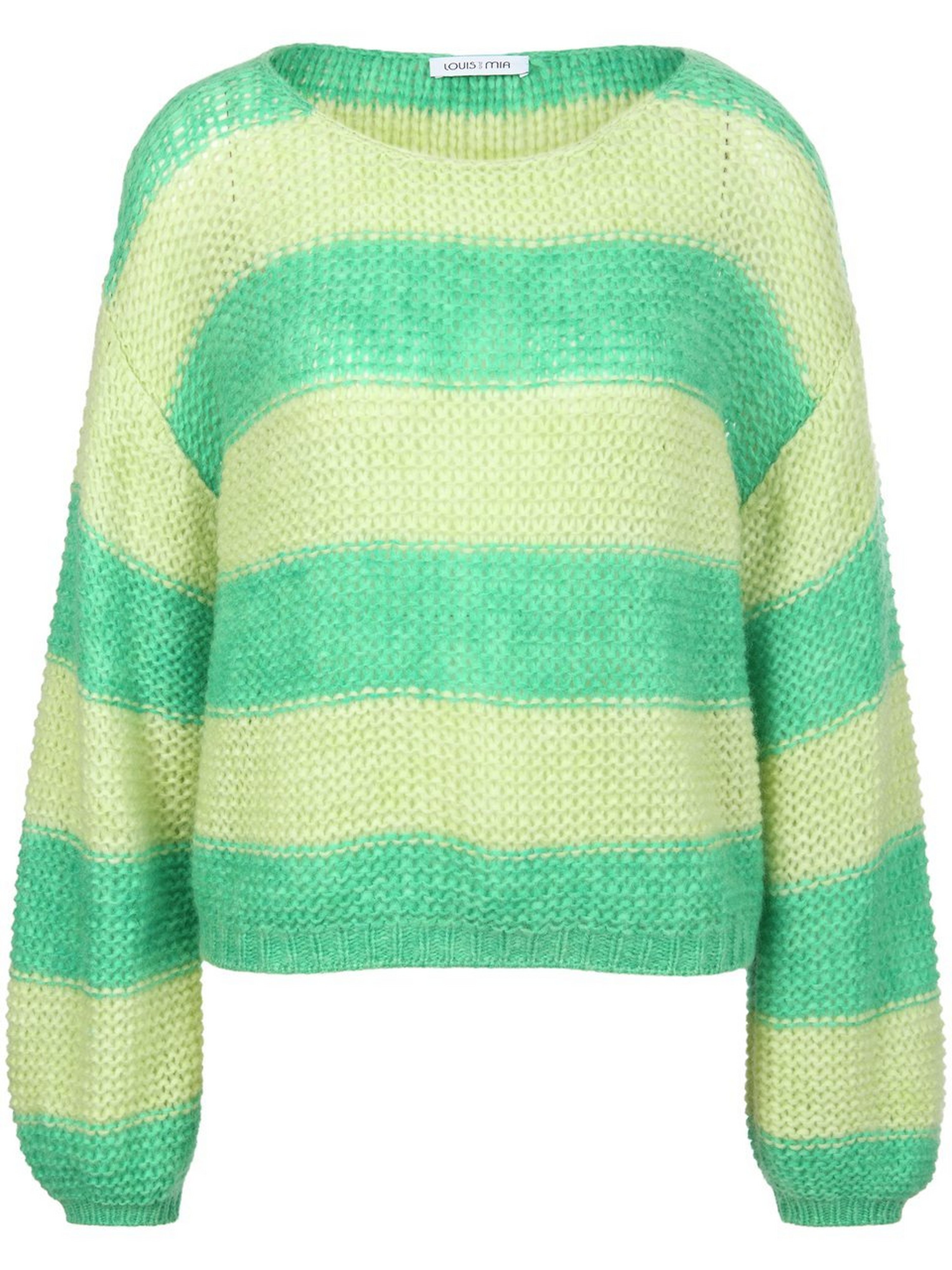 Pullover mit U-Boot-Ausschnitt