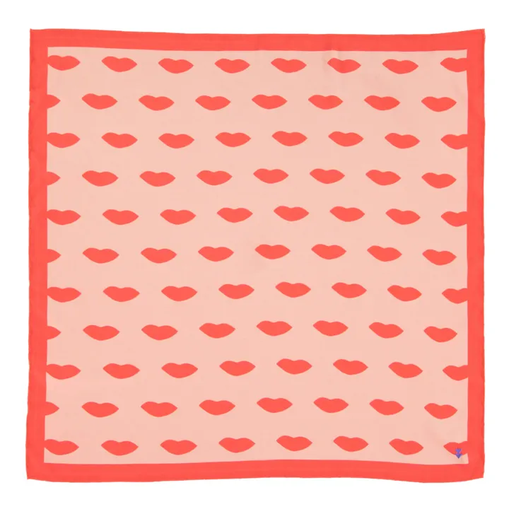 Sisters Department Foulard Imprimé Cœurs | Rouge