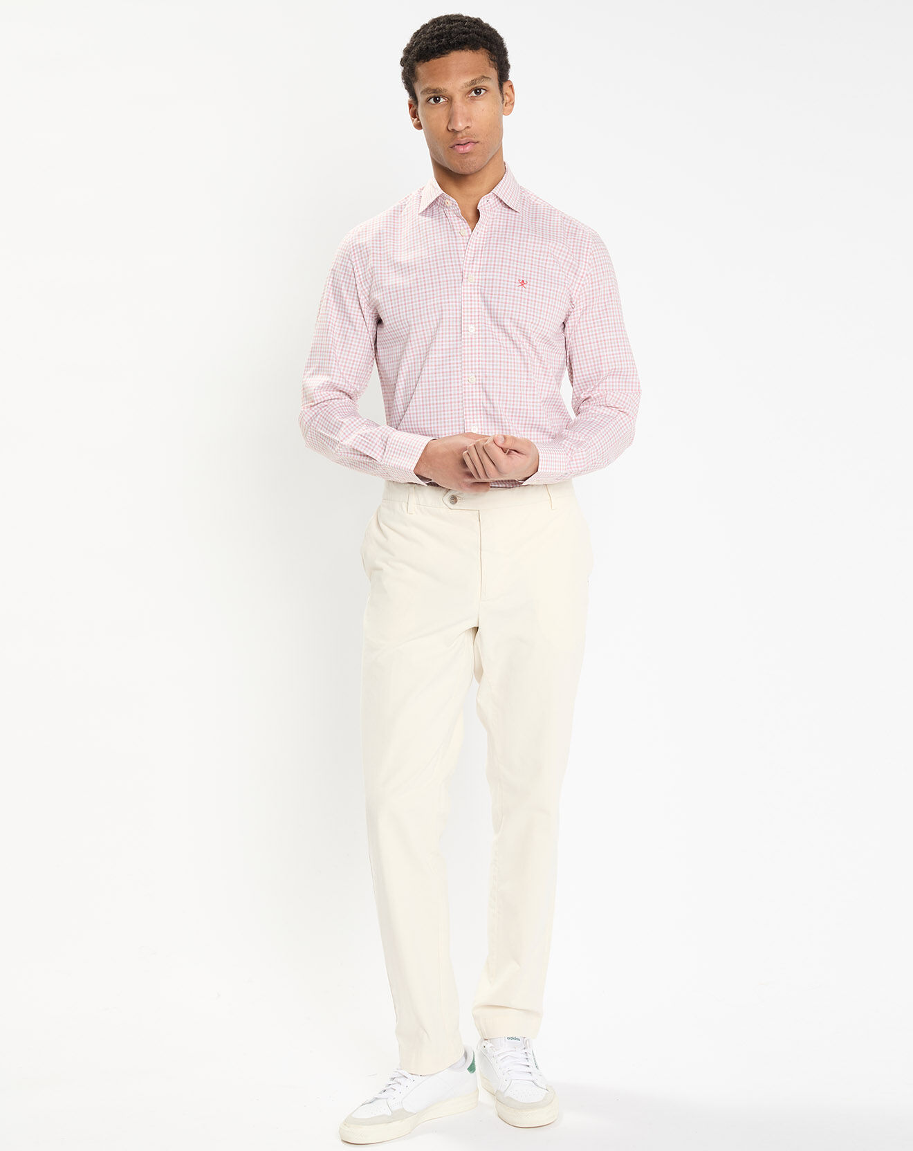 Hackett London Pantalon chino Slim Fit Kensignton écru